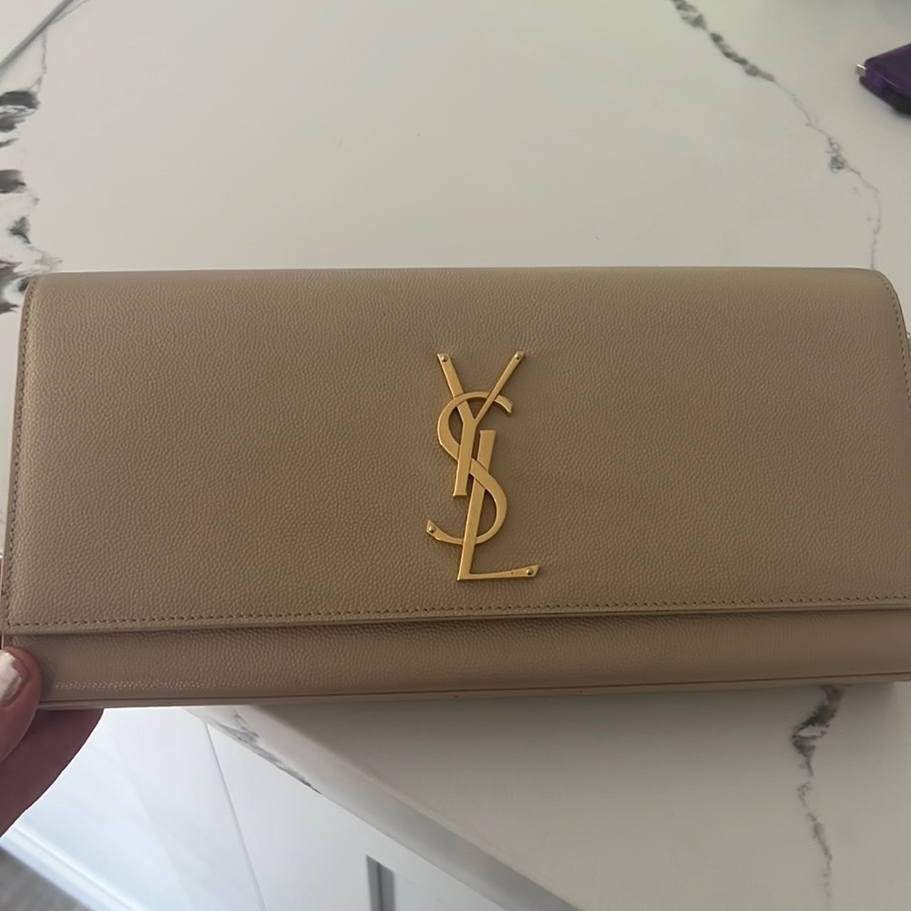 Brand new YSL clutch used only once